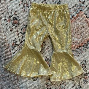 Gold bell bottoms
